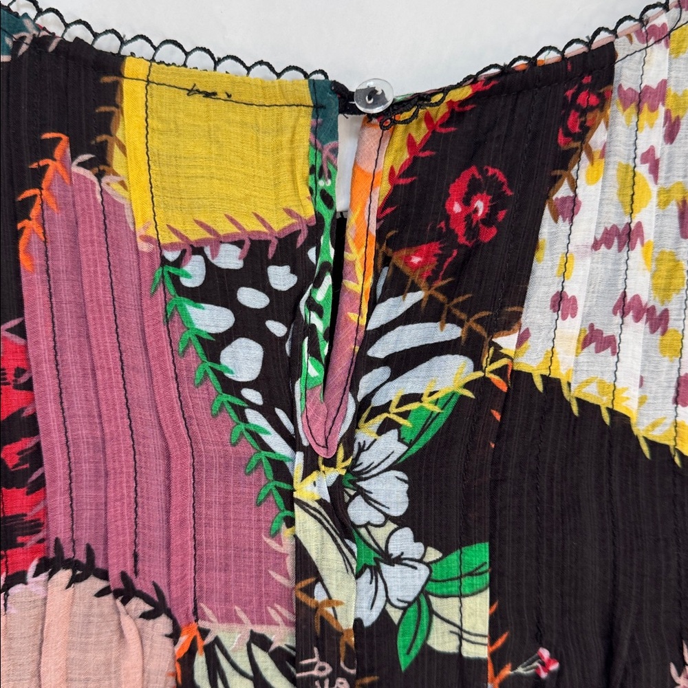 Fate Multicolor Patchwork Blouse - Picture 4 of 7